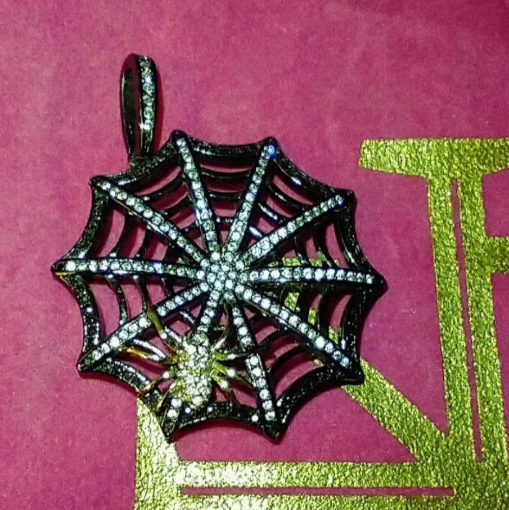 Karli Buxton Spider Web Charm